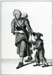 Le mendiant de Londres, Cris de Londres, c.1688